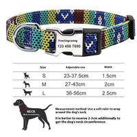 HKM-8177725 Adjustable Semi-Metal Dog Tag Collar with Anti-Lost Features for Medium and Large Dogs