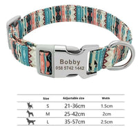 HKM-8177725 Adjustable Semi-Metal Dog Tag Collar with Anti-Lost Features for Medium and Large Dogs