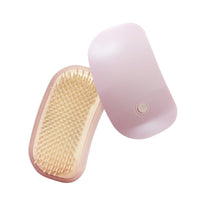 HKM-8179005 Handheld Electric Vibration Massage Brush for Pets - Portable Cat and Dog Comb with Soft TPE Teeth