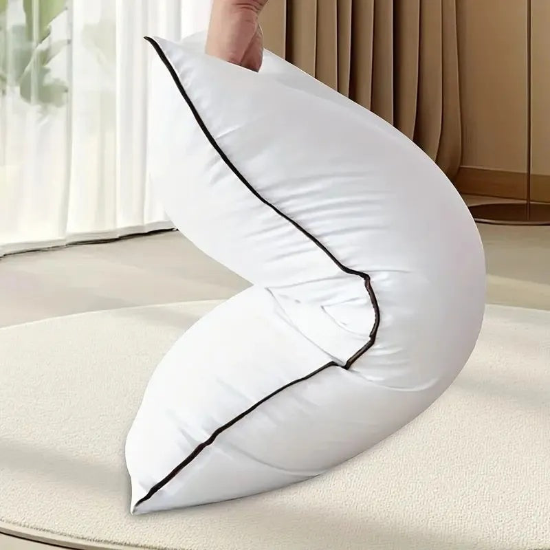 HKM-818003 King Size Grey Bed Pillows - Set of 2 for Enhanced Sleep Comfort
