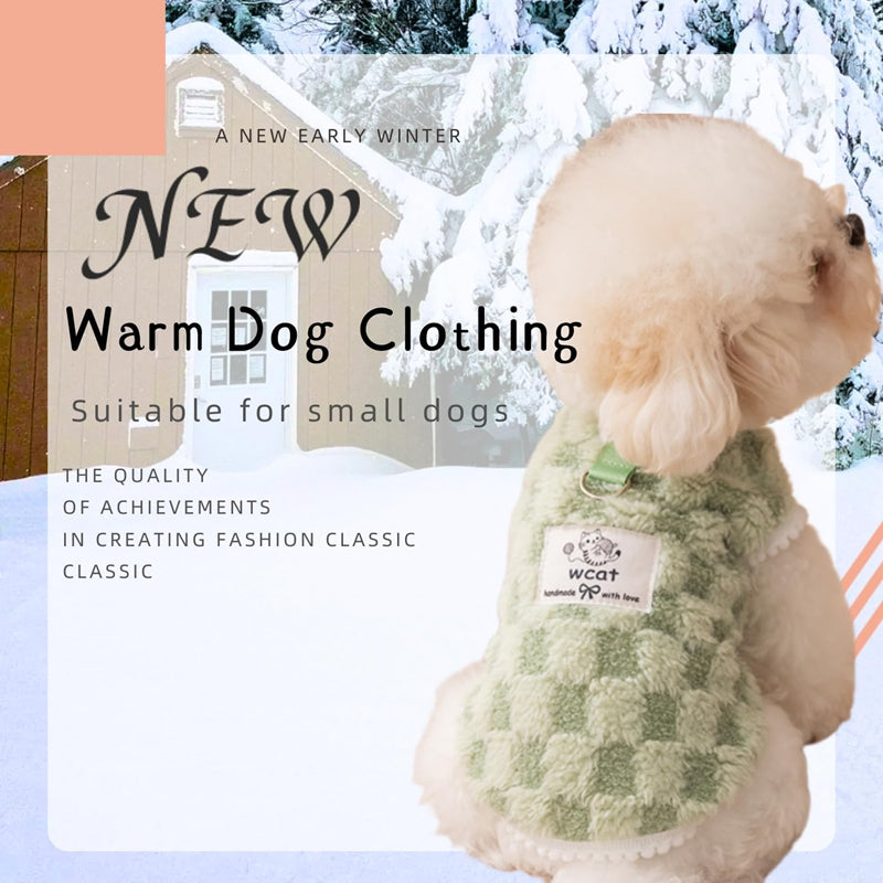 HKM-8181181 Korean Style Cartoon Bear Hoodie for Small to Medium Dogs - Cozy Pet Clothing for Fall and Winter