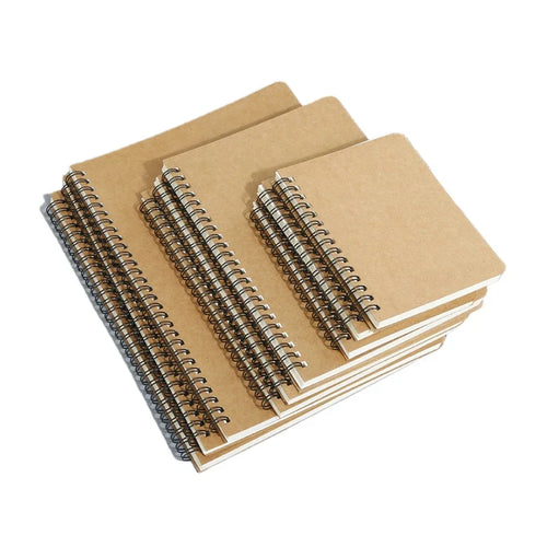 HKM-818131 Pocket-Sized Spiral Notebooks - 5 Pack with 180 Ruled Pages for Writing and Drawing
