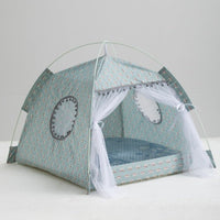 HKM-8181565 Enclosed Cat Tent Pet Bed - Waterproof Fabric for Small and Medium Pets, Ideal for Travel and Outdoor Activities