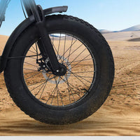 HKM-818195 20-Inch Fat Tire Electric Scooter with 50-60km Range, Rear Hub Motor, and Big Display for Adults and Teens