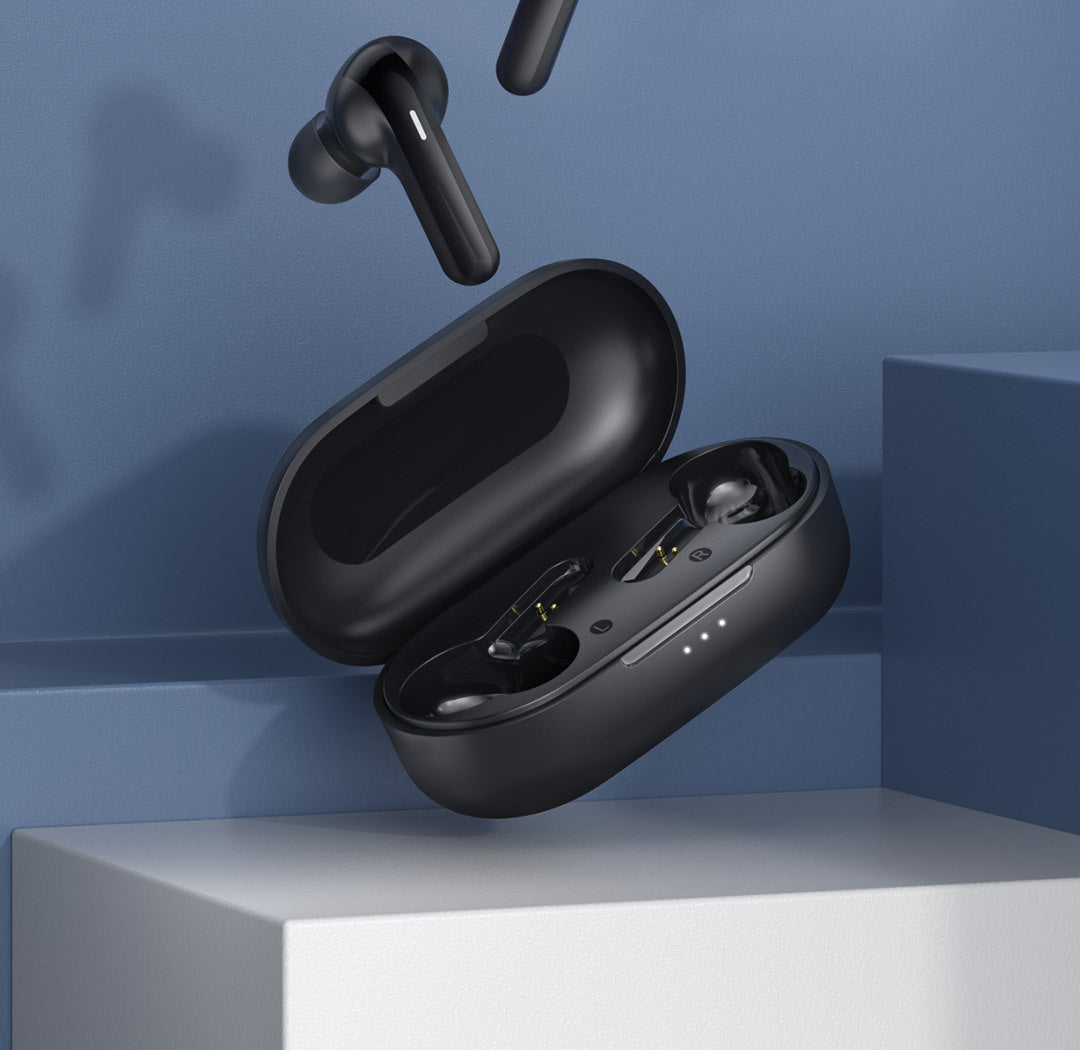 HKM-818323 True Wireless Bluetooth In-Ear Sports Headphones with Binaural Calling and Noise Reduction Features