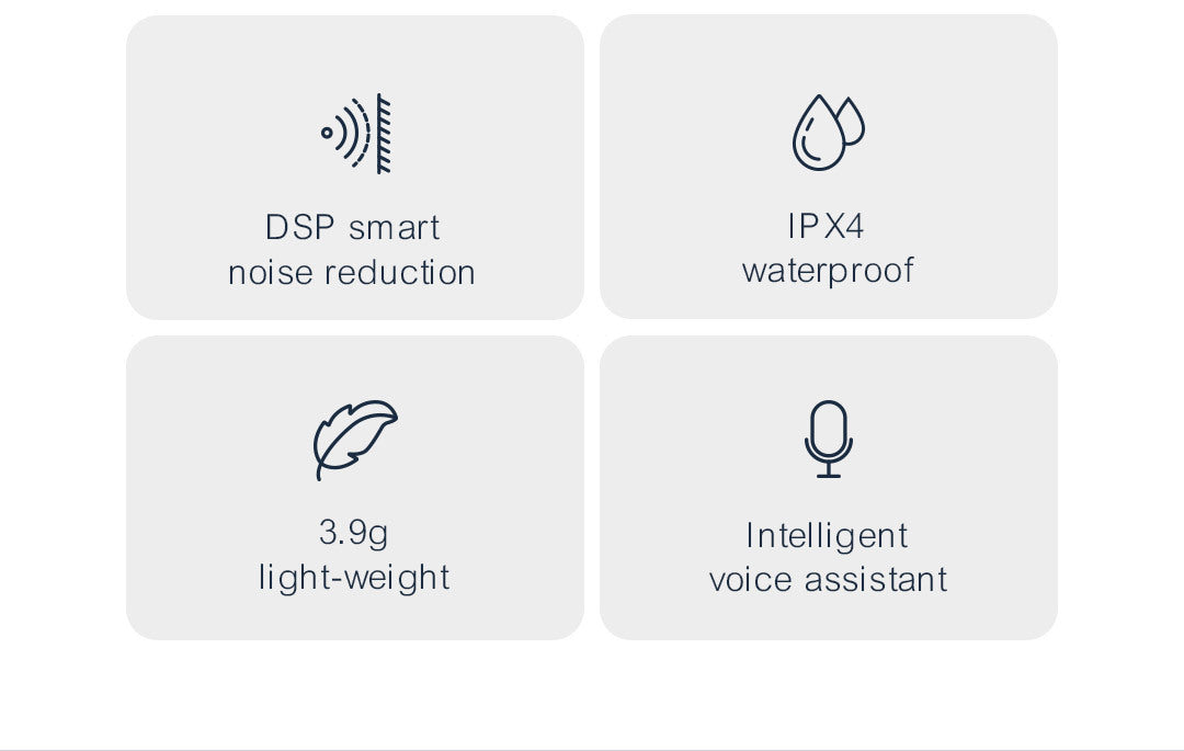 HKM-818323 True Wireless Bluetooth In-Ear Sports Headphones with Binaural Calling and Noise Reduction Features