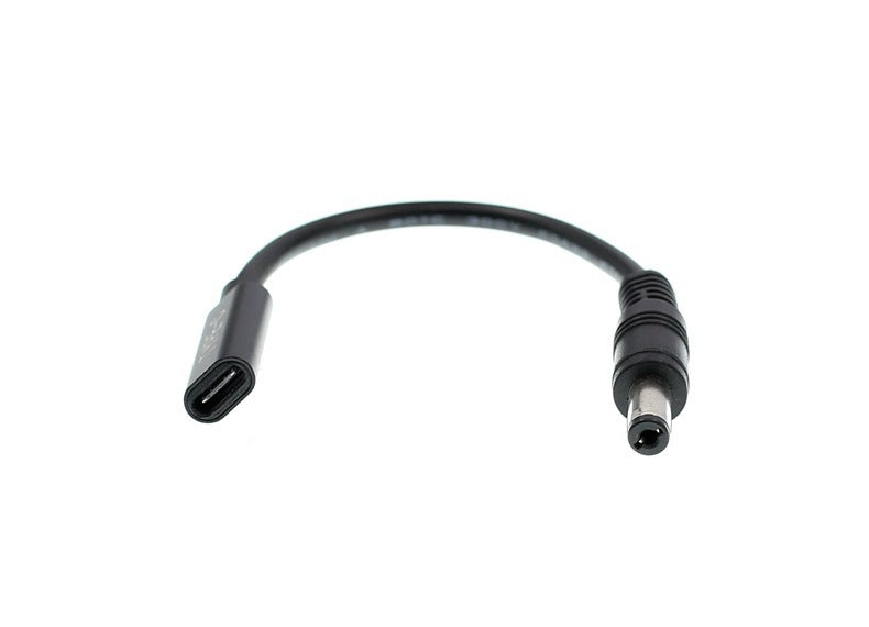 HKM-818387 15CM Type-C Female to 5.5x2.1mm DC Power Supply Cable Connector