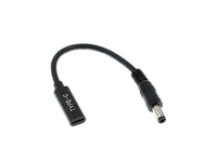 HKM-818387 15CM Type-C Female to 5.5x2.1mm DC Power Supply Cable Connector