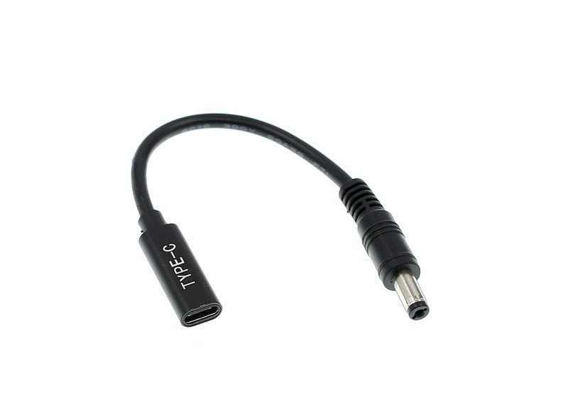 HKM-818387 15CM Type-C Female to 5.5x2.1mm DC Power Supply Cable Connector