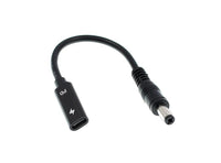 HKM-818387 15CM Type-C Female to 5.5x2.1mm DC Power Supply Cable Connector