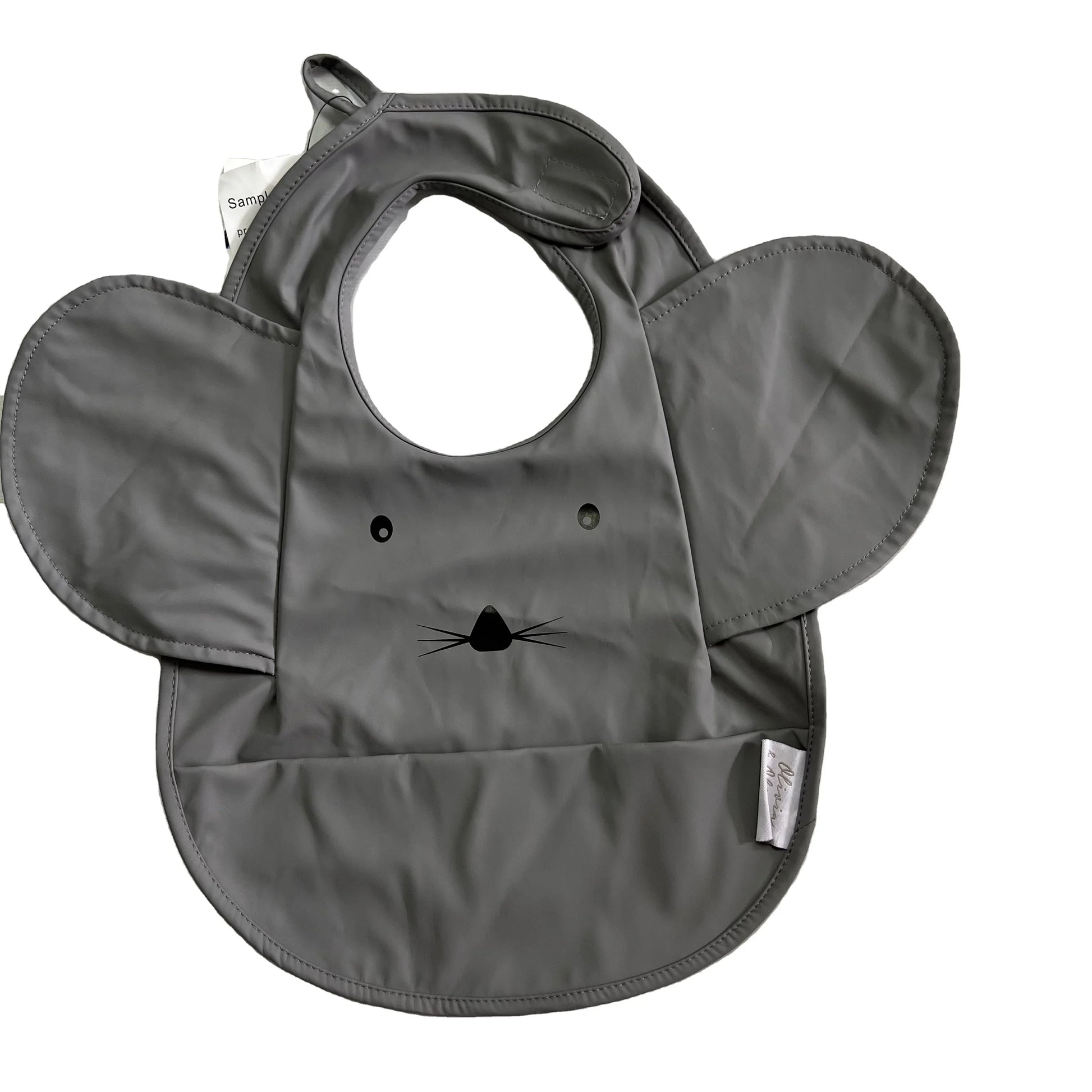 HKM-818387 Wholesale Food Grade Silicone Eating Bibs Baby Feeding Bibs