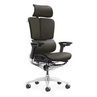 HKM-818451 Luxury Leather Executive Office Chair - Ergonomic High-Back Design for Comfort and Support