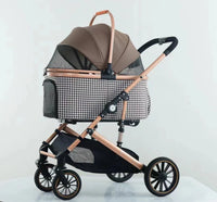HKM-818515 Pet Folding Travel Stroller for Dogs and Pets - Lightweight Portable Pet Carrier