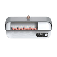 HKM-818515 Wall-Mounted Toothbrush Holder with Sterilizing Cover for Convenient Hygiene