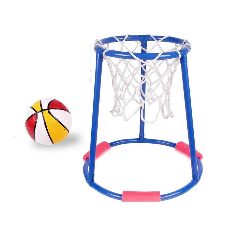 HKM-818643 Floating Water Basketball Hoop Set with Mini Basketballs for Kids and Adults