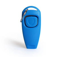 HKM-8186941 Dog Training Clicker with Whistle and Key Ring - Durable, Shock-Resistant Design for Effective Pet Training