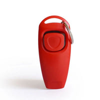 HKM-8186941 Dog Training Clicker with Whistle and Key Ring - Durable, Shock-Resistant Design for Effective Pet Training
