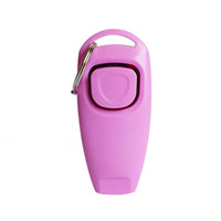 HKM-8186941 Dog Training Clicker with Whistle and Key Ring - Durable, Shock-Resistant Design for Effective Pet Training