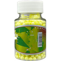 HKM-8187325 Floating Foam Bait for Carp Fishing - Yellow Fruit Sweet & Pink Aroma, 4-9mm Granular Size
