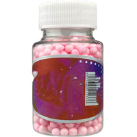 HKM-8187325 Floating Foam Bait for Carp Fishing - Yellow Fruit Sweet & Pink Aroma, 4-9mm Granular Size
