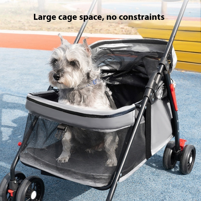 HKM-8188861 Lightweight Foldable Outdoor Trolley in Pink, Gray, Black, and Blue Options