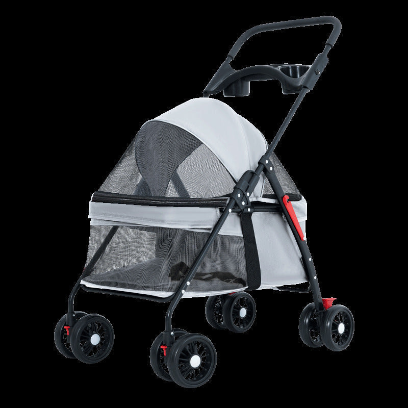 HKM-8188861 Lightweight Foldable Outdoor Trolley in Pink, Gray, Black, and Blue Options