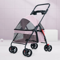 HKM-8188861 Lightweight Foldable Outdoor Trolley in Pink, Gray, Black, and Blue Options