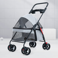 HKM-8188861 Lightweight Foldable Outdoor Trolley in Pink, Gray, Black, and Blue Options
