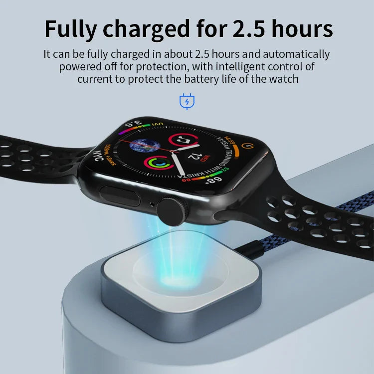 HKM-818899 1M Magnetic Charging Cable for Apple Watch Series 1-8 and Ultra