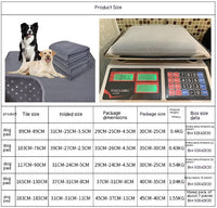 HKM-8189117 Multi-Layer Waterproof Mattress Cover for Pets ¨C Anti-Seepage and Dirt-Resistant, Available in Gray and Green