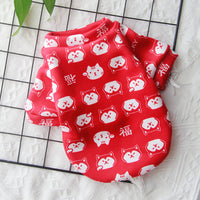 HKM-8189629 Cozy Fleece Pet Sweaters for Cats - Casual Autumn and Winter Styles