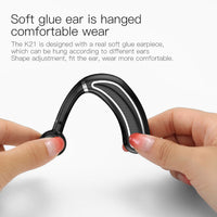 HKM-819027 Wireless Bluetooth Headset with Long-Range Connectivity, Earmuffs, and User Manual
