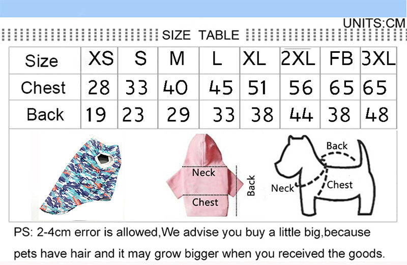 HKM-8192829 Spring and Summer Camouflage Dog Vest - Comfortable Polyester Pet Clothing, Sizes XS to 3XL