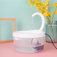 HKM-8193085 Automatic USB Cat and Dog Drinking Fountain with LED Night Light and High-Efficiency Filtration