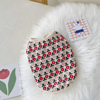 HKM-8193597 Dog Tulip Vest - Cotton Two-Legged Apparel for All Seasons