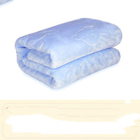 HKM-8193853 Soft and Padded Double Heavy Thermal Pet Blanket for Dogs in Blue, Pink, and Mint Green
