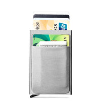 HKM-819411 Aluminum Alloy Anti-theft Automatic Pop-up Card Holder in Various Colors