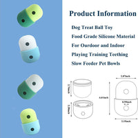 HKM-8194493 Interactive Treat Dispensing Puzzle Toy for Small to Medium Dogs – Enrichment Food Ball for Training and Slow Feeding