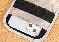 HKM-819539 Anti-Radiation Mobile Phone Shielding Bag - 6.5-Inch RFID Blocker for Demagnetization and Privacy Protection