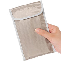 HKM-819539 Anti-Radiation Mobile Phone Shielding Bag - 6.5-Inch RFID Blocker for Demagnetization and Privacy Protection