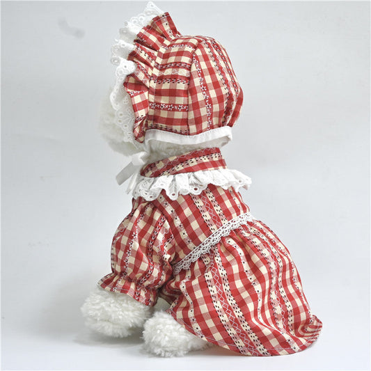 HKM-819603 Cozy Red Shirt for Small Dogs and Cats - Available in Multiple Sizes