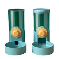 HKM-8196669 Cat Automatic Hanging Cage Water Fountain and Feeder Set in Multiple Colors