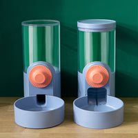 HKM-8196669 Cat Automatic Hanging Cage Water Fountain and Feeder Set in Multiple Colors