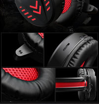 HKM-819667 Heavy Bass Gaming Headset with Built-In Microphone