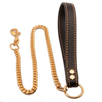 HKM-8196797 Durable Stainless Steel Traction Rope for Pets - Available in Sizes S and L