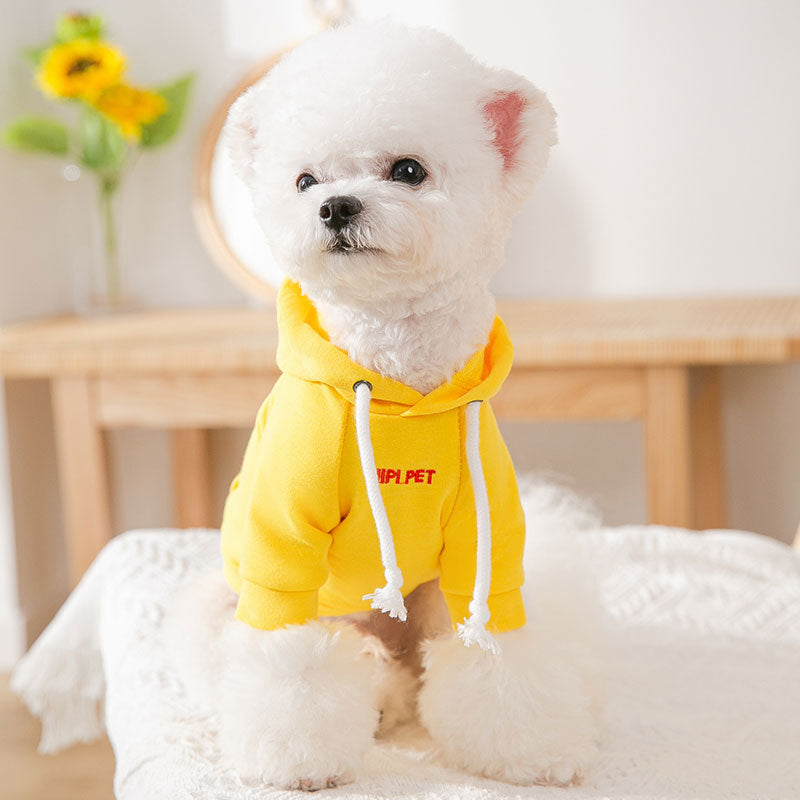 HKM-8198077 Cozy Polyester Dog Clothes for Small Puppies in Vibrant Colors