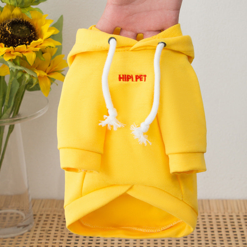 HKM-8198077 Cozy Polyester Dog Clothes for Small Puppies in Vibrant Colors