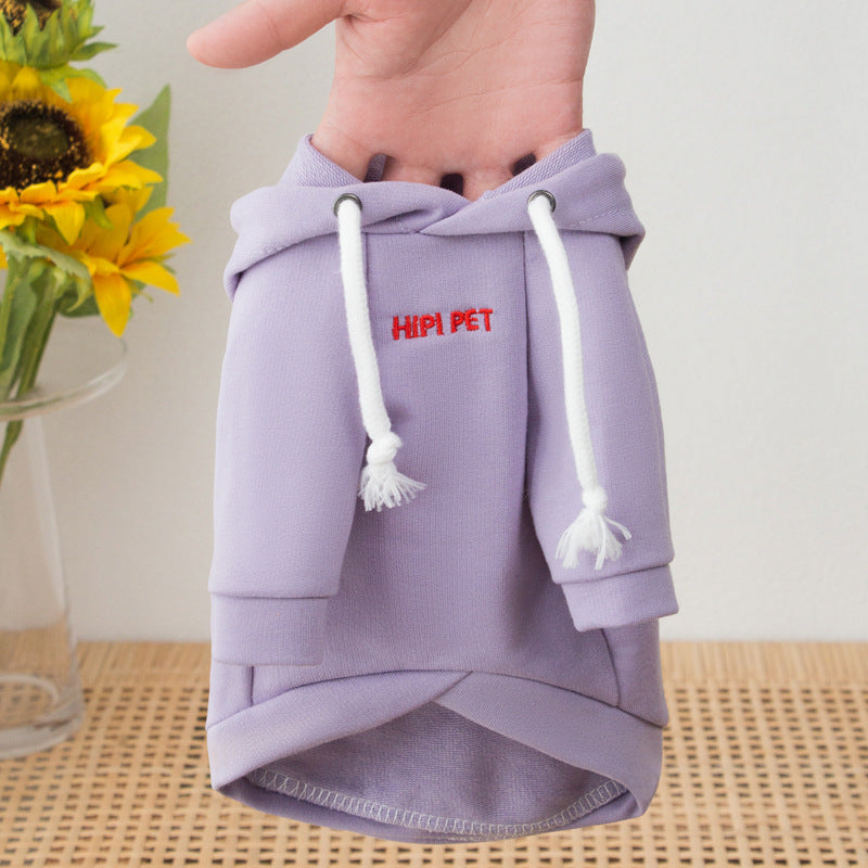 HKM-8198077 Cozy Polyester Dog Clothes for Small Puppies in Vibrant Colors