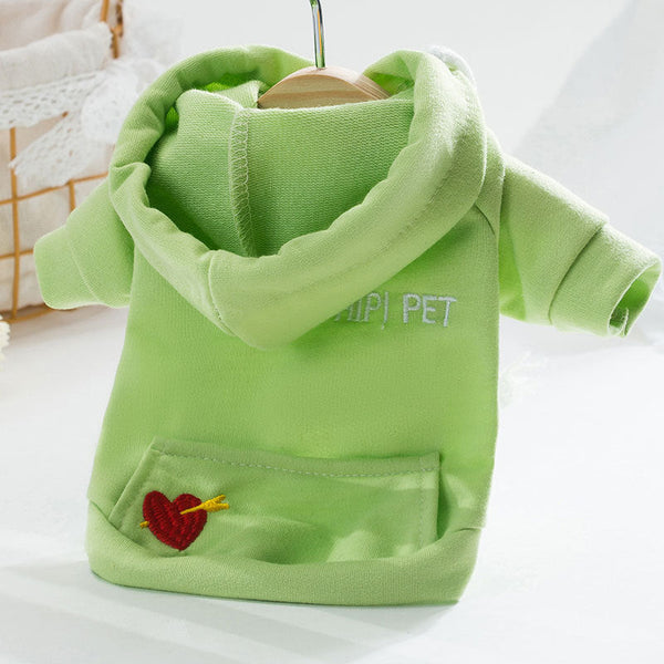 HKM-8198077 Cozy Polyester Dog Clothes for Small Puppies in Vibrant Colors