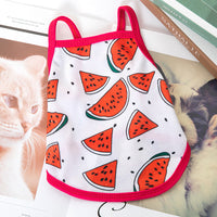 HKM-8199357 Summer Lightweight Vest for Small Dogs and Cats in Fun Fruit Designs